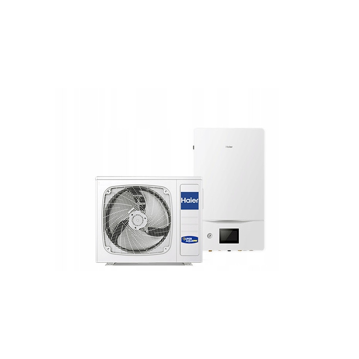 Pompa Ciepła Split Haier SUPER AQUA 6 kW CO+CWU Ciche Ogrzewanie Grzanie