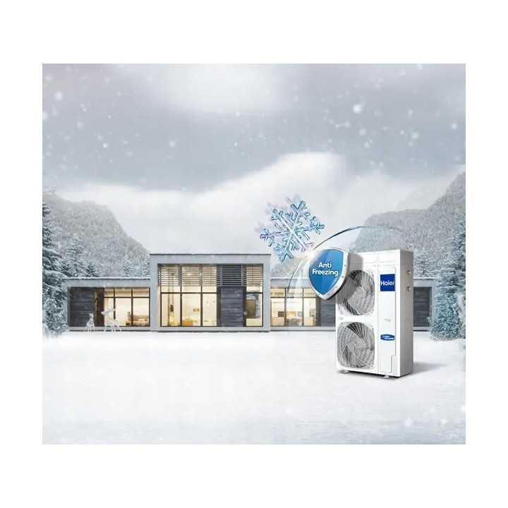 Pompa Ciepła MONOBLOK Haier 5 kW CO + CWU Ciche Ogrzewanie R32 Grzanie