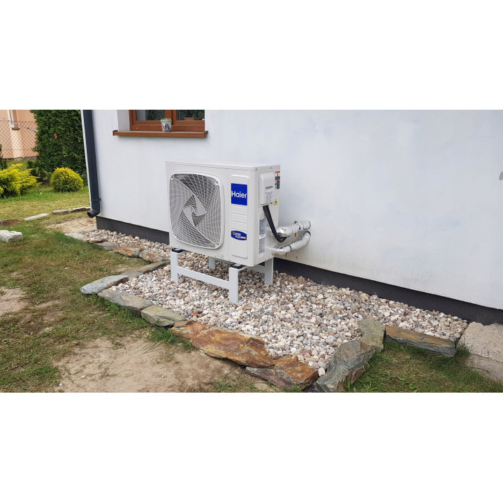Pompa Ciepła MONOBLOK Haier 5 kW CO + CWU Ciche Ogrzewanie R32 Grzanie