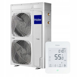 Pompa Ciepła MONOBLOK Haier 16 kW CO + CWU Ciche Ogrzewanie R32 Grzanie