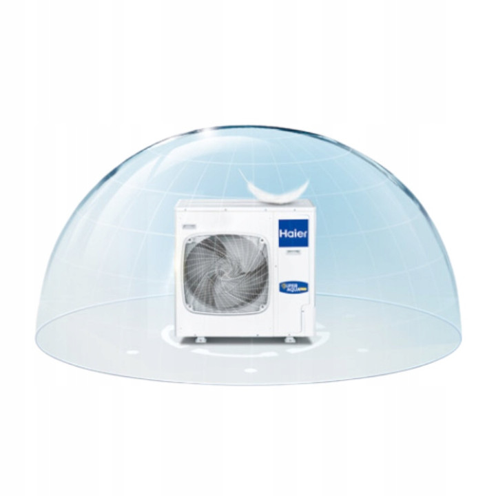 Pompa Ciepła MONOBLOK Haier 16 kW CO + CWU Ciche Ogrzewanie R32 Grzanie