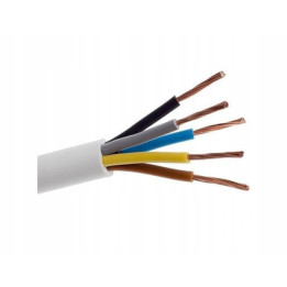 Przewód okrągły OWY 5x1 (H05VV-F) 300/500V 1mb