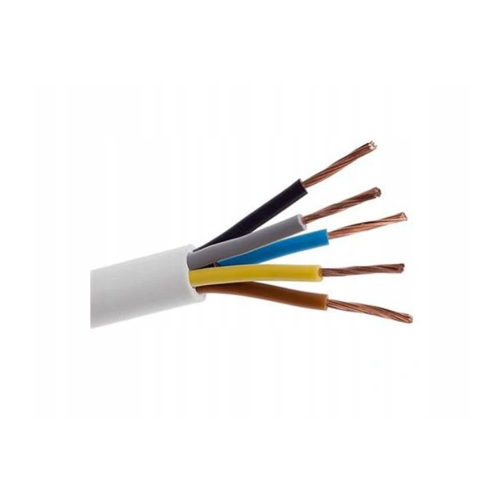 Przewód okrągły OWY 5x1 (H05VV-F) 300/500V 1mb