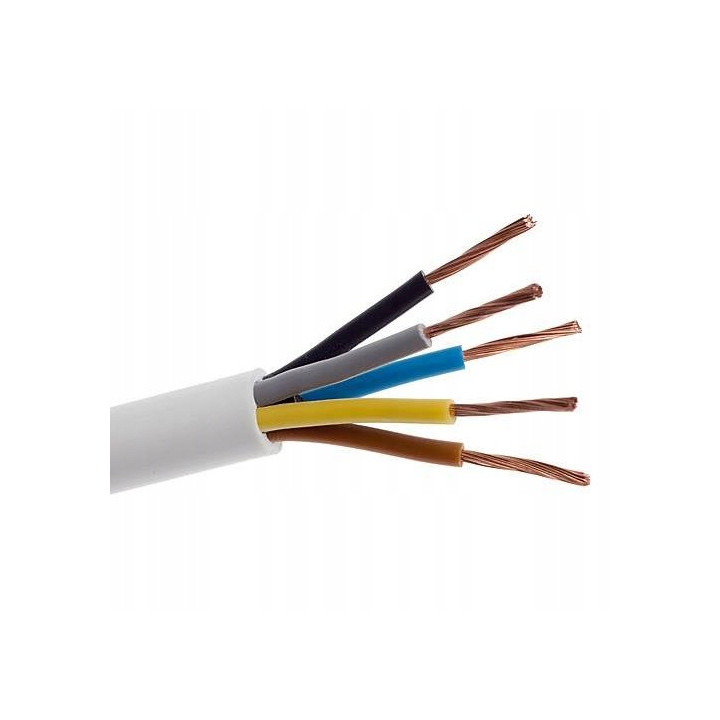 Przewód okrągły OWY 5x1 (H05VV-F) 300/500V 1mb