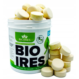 Tabletki biologiczne BioIres 28szt bakterie do szamba i oczyszczalni