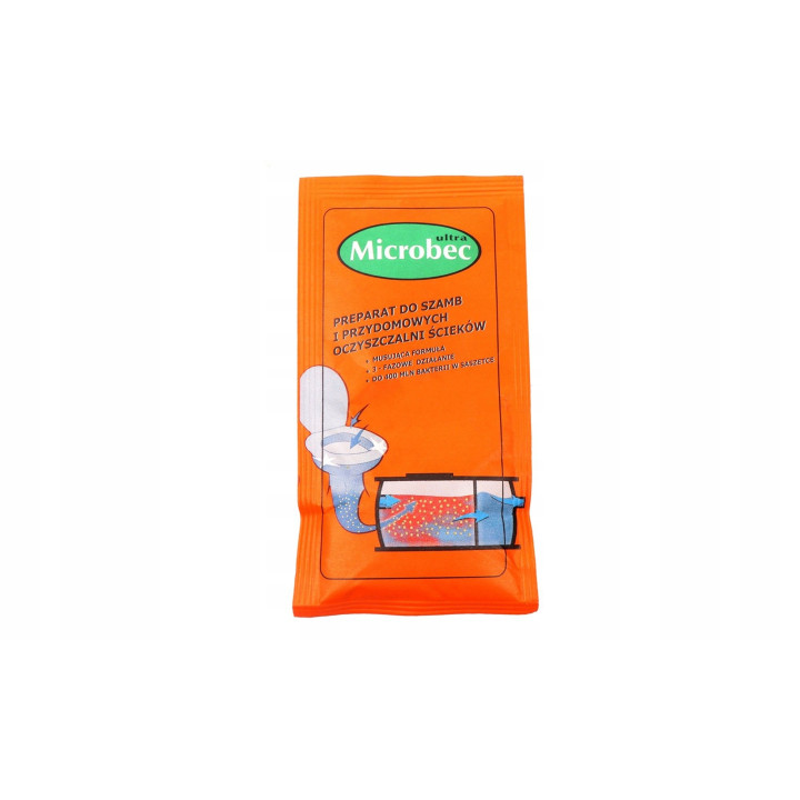 Preparat do szamb Bros Microbec Ultra - zapach cytryny 18 saszetek