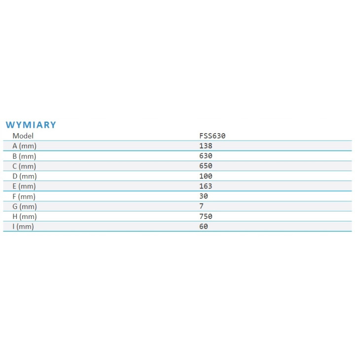 Wentylator osiowy Ferono FSS630 630 mm