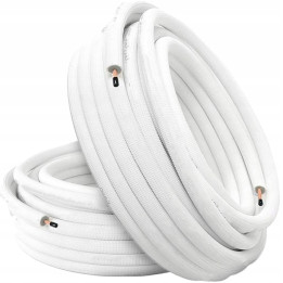 Najlepsza Rura miedziana do klimatyzacji Zestaw 1/4" - 3/8" 10m 0.8mm Atest