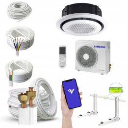 Klimatyzator kasetonowy Samsung CAC Premium 360 12,1 kW R32 Zestaw 7mb