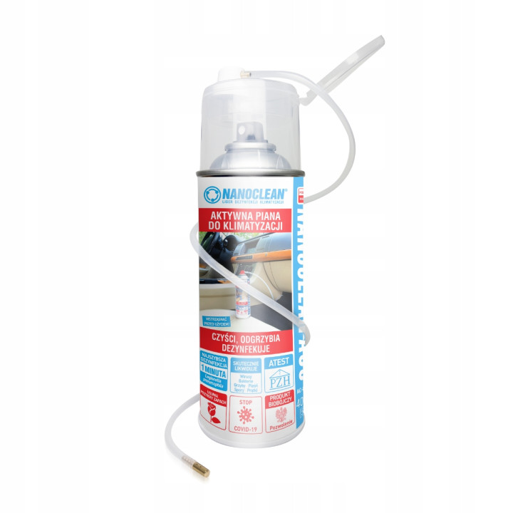 Aktywna piana do dezynfekcji klimatyzacji Nanoclean AC8 400 ml