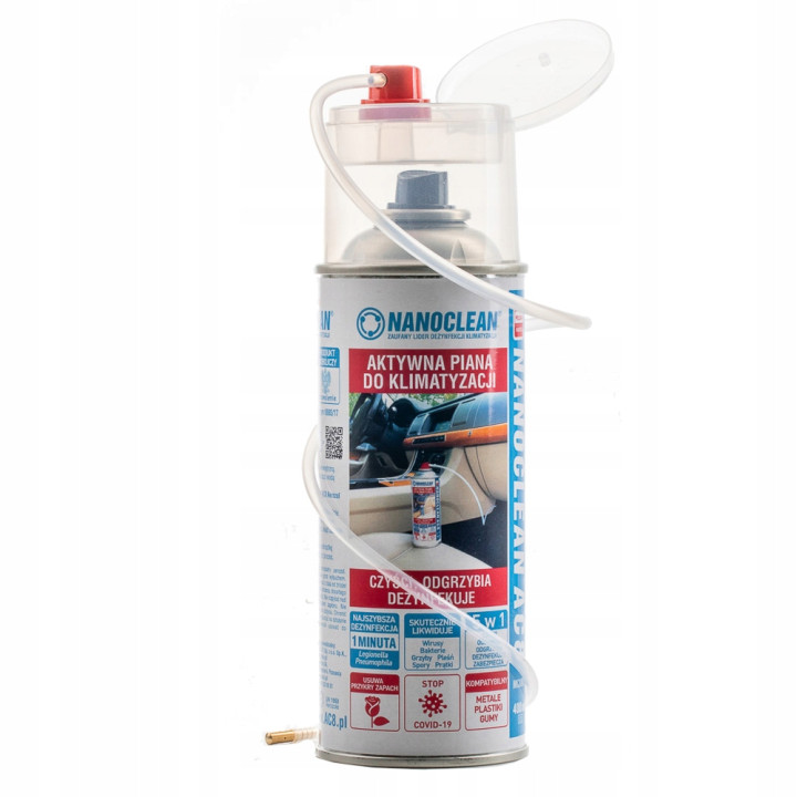 Aktywna piana do dezynfekcji klimatyzacji Nanoclean AC8 400 ml