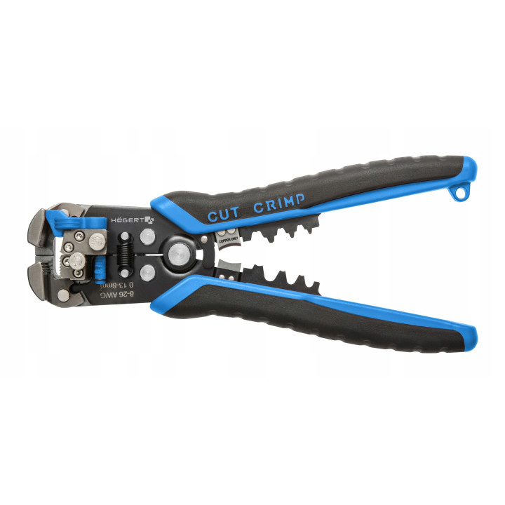 Hogert HT1P182 Szczypce do ściągania izolacji 0.13 - 8mm