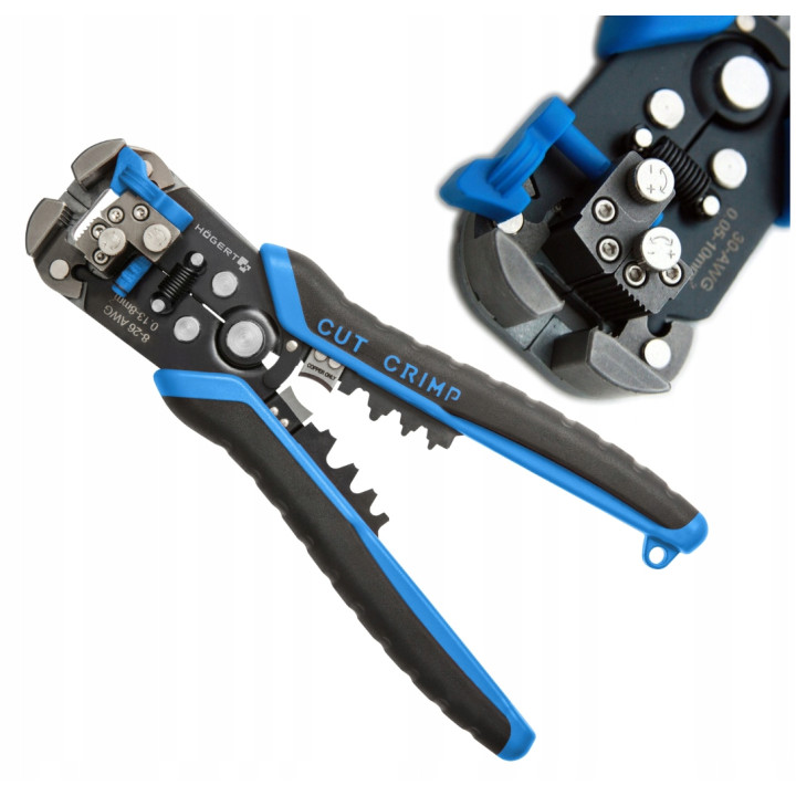 Hogert HT1P182 Szczypce do ściągania izolacji 0.13 - 8mm