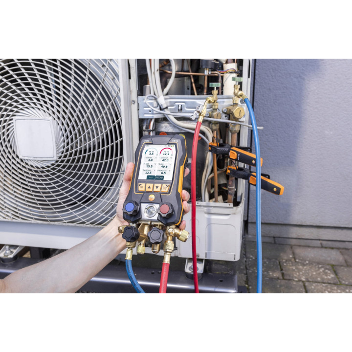 Elektroniczna oprawa zaworowa Testo 558s Zestaw Smart Vacuum