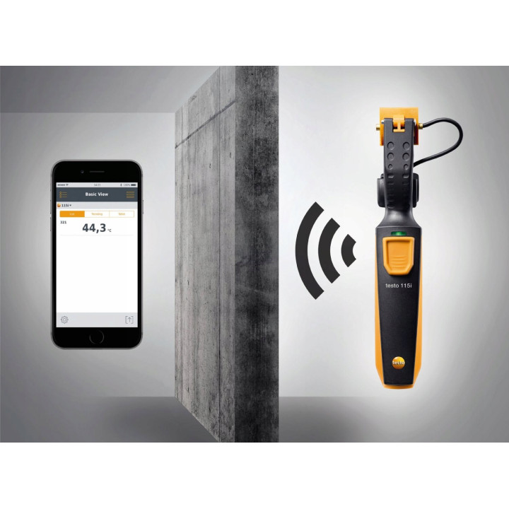 Termometr zaciskowy Testo 115i SmartSonda Bluetooth do klimatyzacji