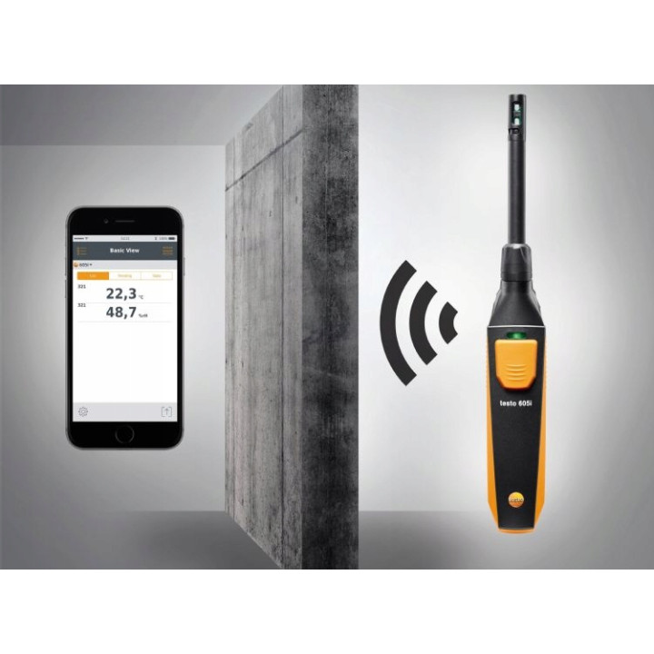 Termohigrometr SmartSonda Bluetooth Testo 605i pomiar wilgotności