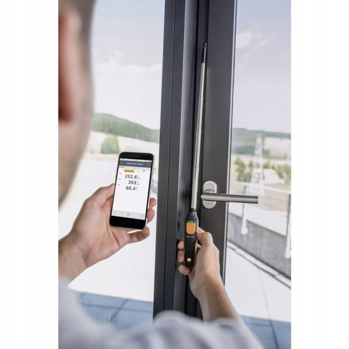 Termoanemometr Testo 405i SmartSonda Bluetooth do pomiaru HVAC