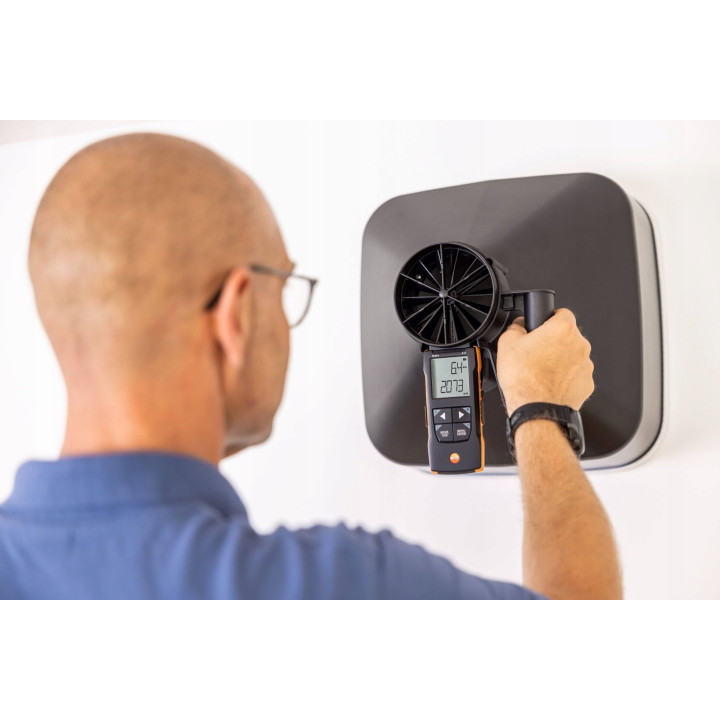 Testo 417 Zestaw 2 anemometr wiatraczkowy z teleskopem prostownicą