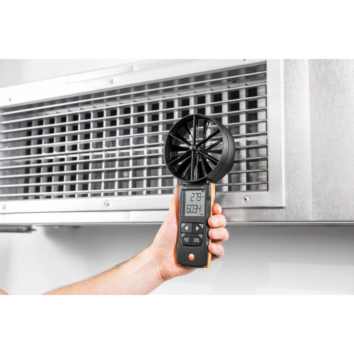 Testo 417 Zestaw 2 anemometr wiatraczkowy z teleskopem prostownicą