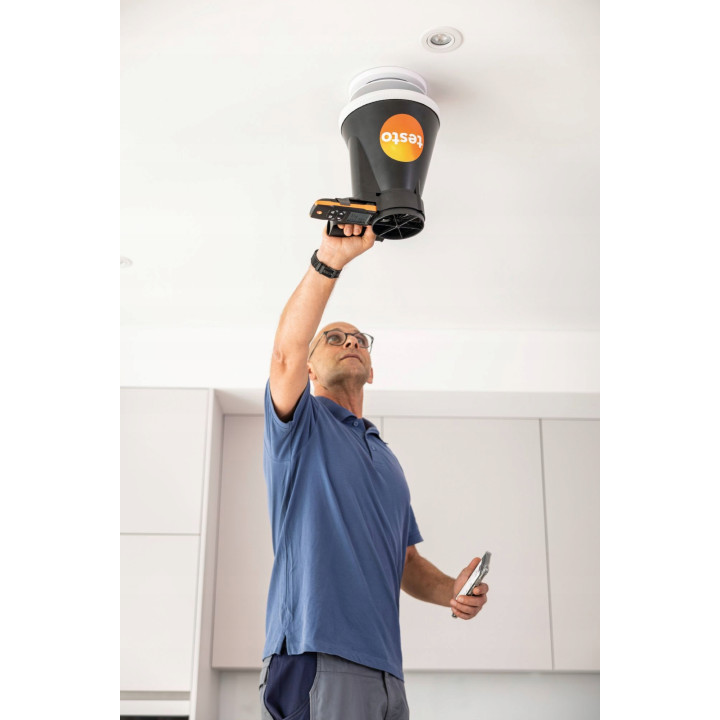 Testo 417 Zestaw 2 anemometr wiatraczkowy z teleskopem prostownicą