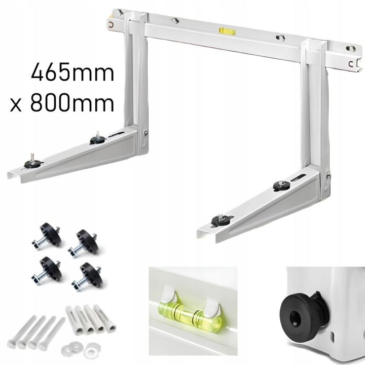 Wspornik do klimatyzatorów Rodigas MS253 465mm do 140kg, z poprzeczką