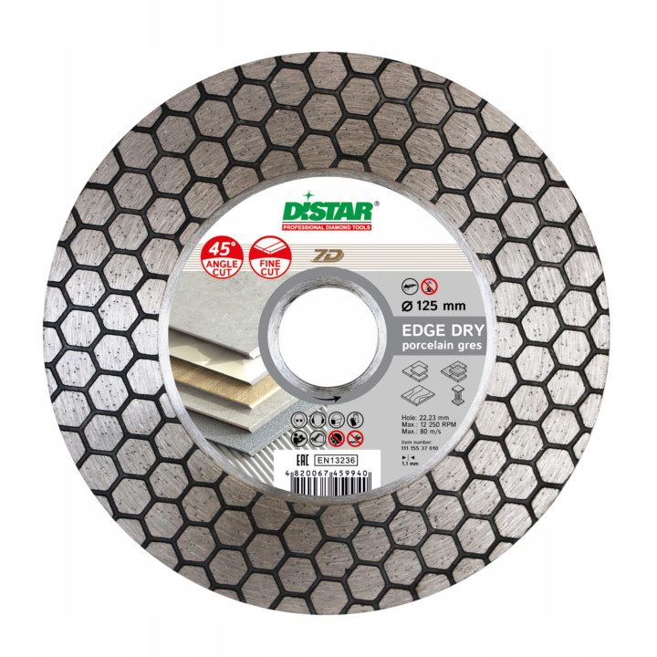 Tarcza diamentowa Distar Edge Dry 125 x 22,2 mm
