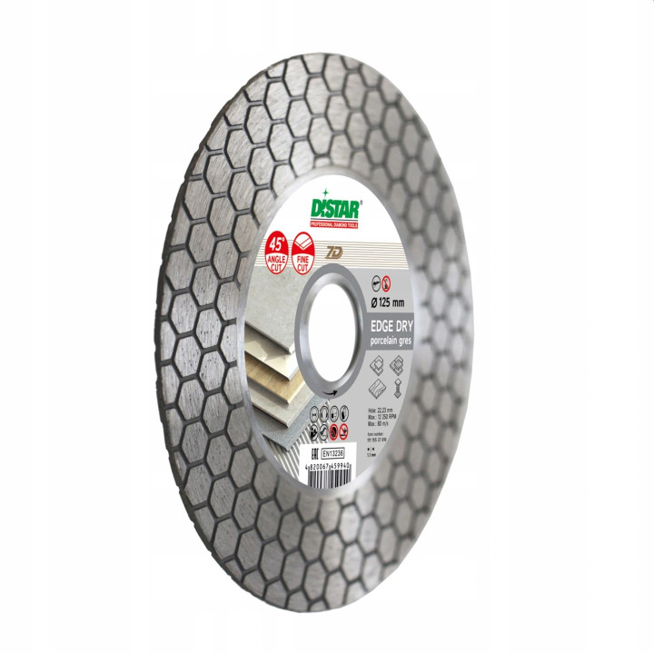 Tarcza diamentowa Distar Edge Dry 125 x 22,2 mm