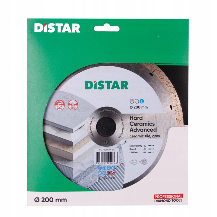 Tarcza tnąca diamentowa 200x25,4mm Distar 11120349015