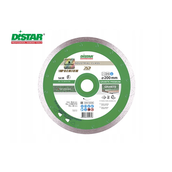 Tarcza tnąca diamentowa 200x25,4mm Distar 11120349015