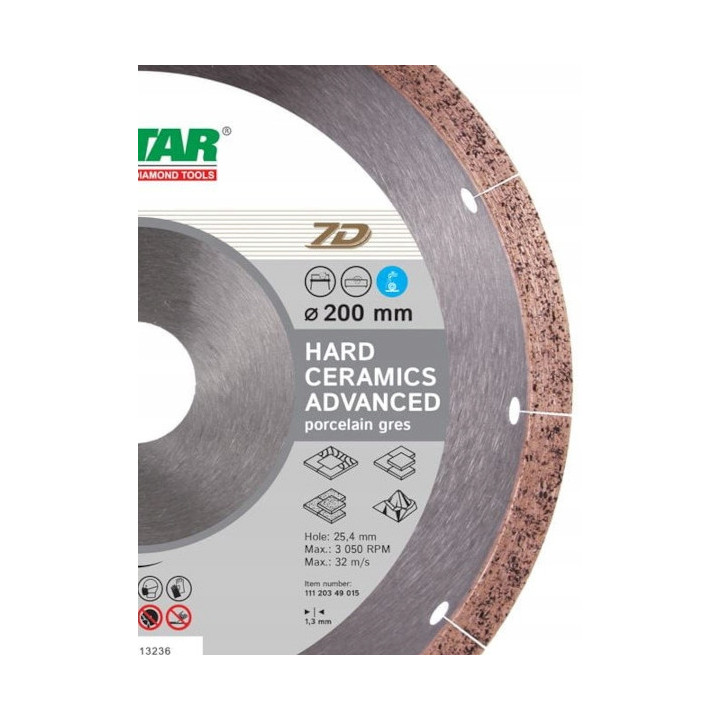 Tarcza tnąca diamentowa 200x25,4mm Distar 11120349015