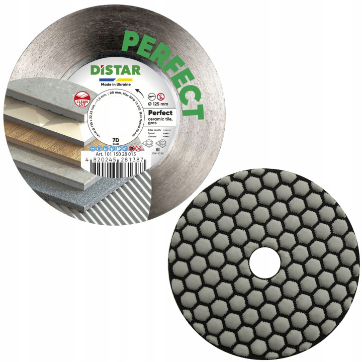 Tarcza diamentowa 125mm Distar Perfect gres