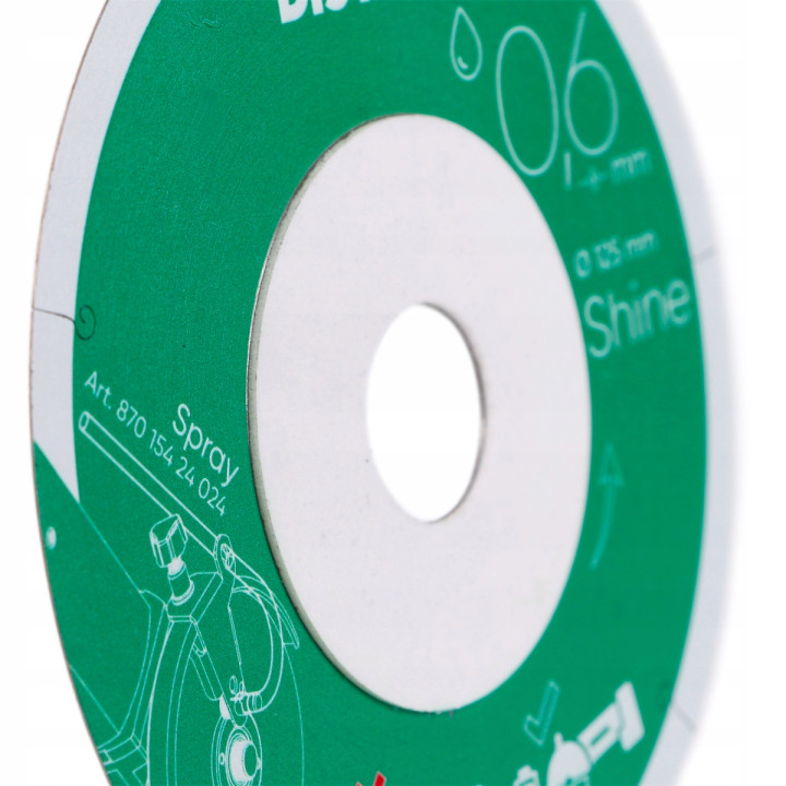 Tarcza diamentowa 125mm Distar Shine 0,6mm grubości precyzyjne cięcie
