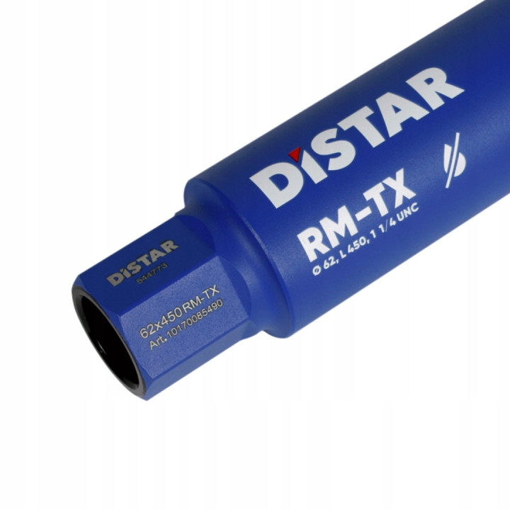 Wiertło diamentowe otwornica DiStar DDS-W 062x450x1 1/4 UNC RM-TX