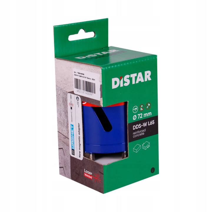 Wiertło diamentowe otwornica DiStar DDS-W 72x65xM16 T-Concrete