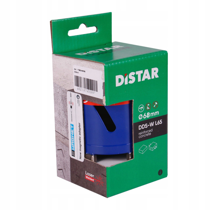 Wiertło diamentowe otwornica DiStar DDS-W 68x65xM16 T-Concrete / SDS+