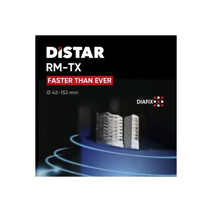 Wiertło diamentowe otwornica DiStar DDS-W 132x450-10x1 1/4 UNC RM-TX