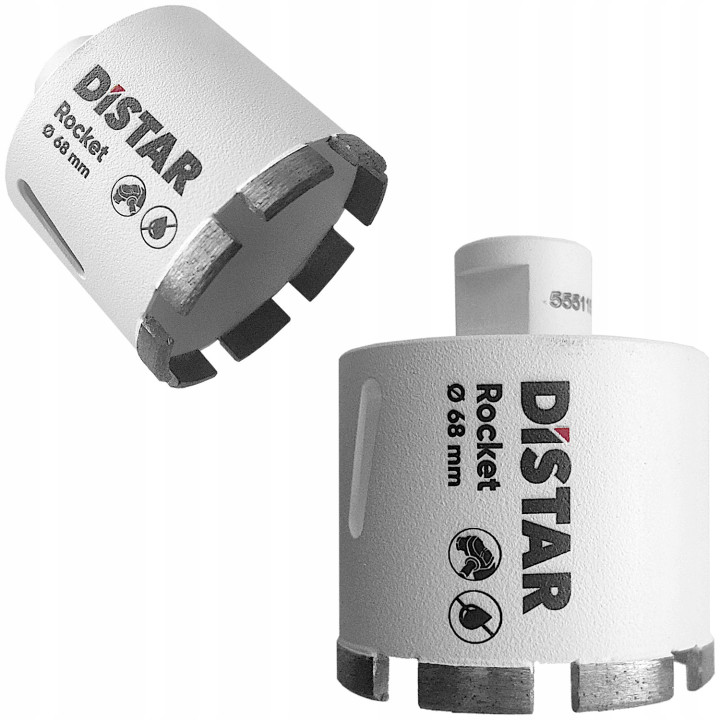 Wiertło diamentowe otwornica DiStar DDS-W 68x45-8xM14 Rocket
