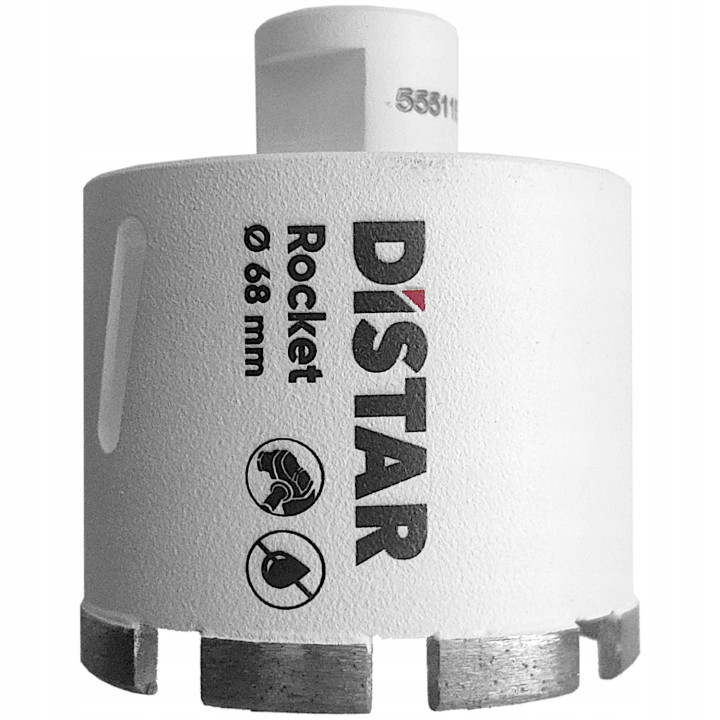 Wiertło diamentowe otwornica DiStar DDS-W 68x45-8xM14 Rocket