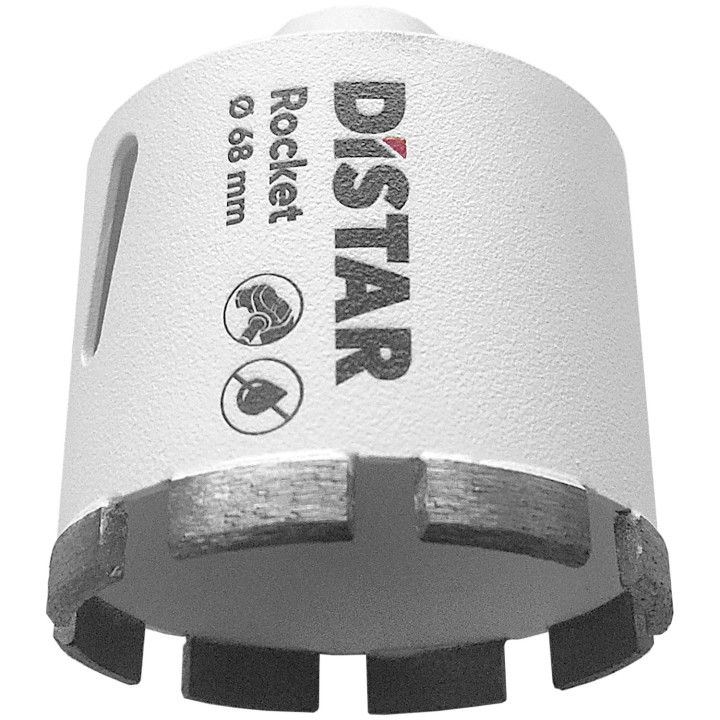 Wiertło diamentowe otwornica DiStar DDS-W 68x45-8xM14 Rocket