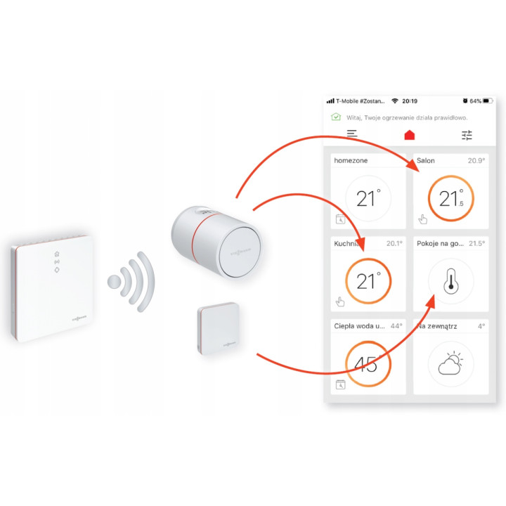 Głowica Termostatyczna Viessmann ViCare Smart WiFi ZK03840