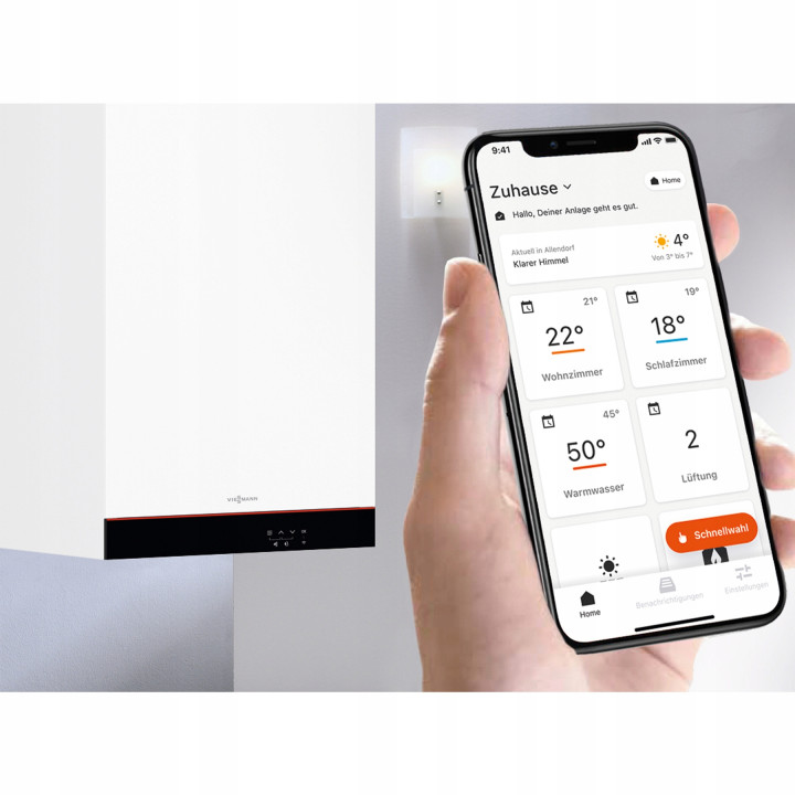 Piec gazowy kocioł dwufunkcyjny Viessmann Vitodens WiFi 050-W B0KA do 25 kW