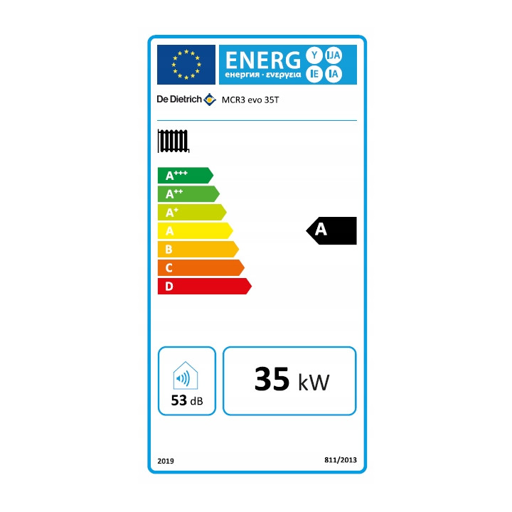 Kocioł gazowy kondensacyjny jednofunkcyjny De Dietrich MCR3 evo 35T do 35kW