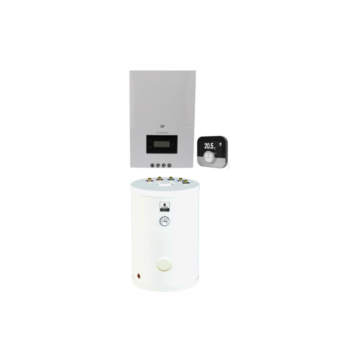 Pakiet kocioł gazowy De Dietrich MCR4 19T + zasobnik cwu 100 l + sterownik
