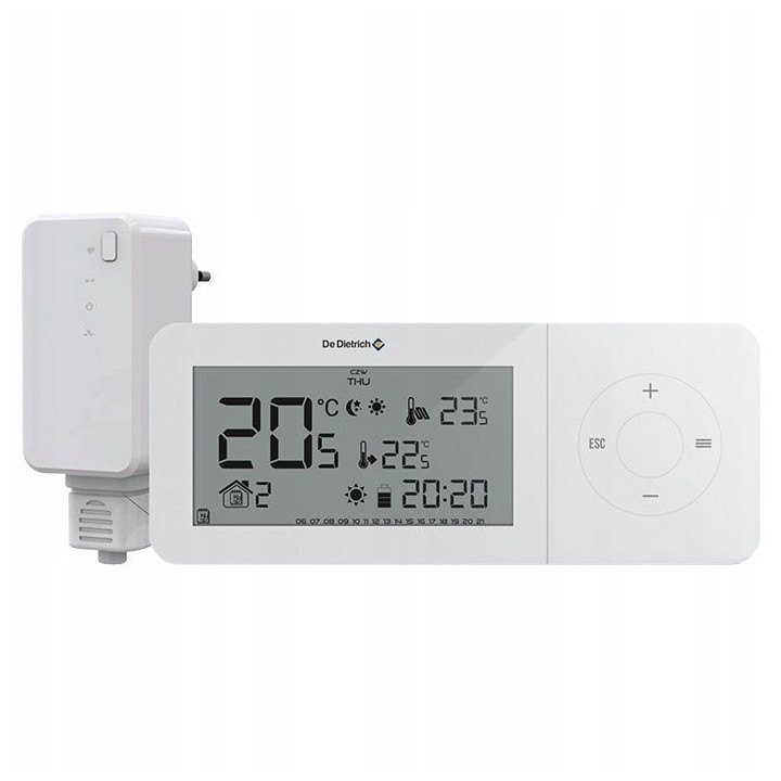 Termostat pokojowy bezprzewodowy sterownik De Dietrich AD248P