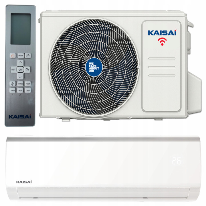 Klimatyzacja ścienna KAISAI FLY 3,5kW Pilot WiFi Wydajna Mocna na Lato