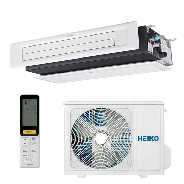 Heiko C-Duct Slim klimatyzator kanałowy 3,5 kW ultra-płaski R32