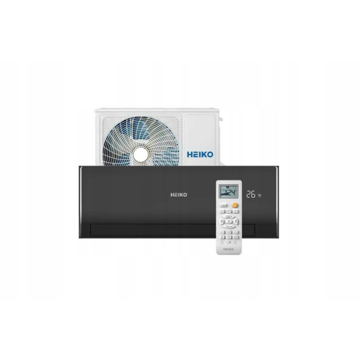 Klimatyzator Heiko Rosa Black 3,2 kW WiFi R32