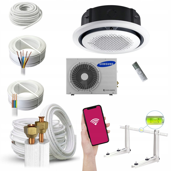 Klimatyzator kasetonowy Samsung CAC Premium 360 5,0 kW R32 Zestaw 7mb