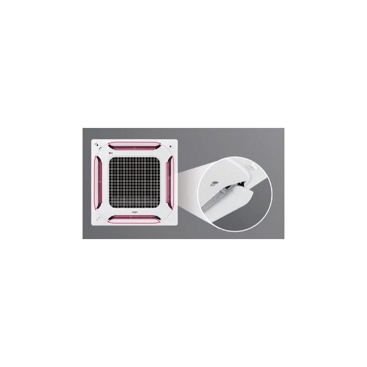 Klimatyzator kasetonowy LG CT24FC 6,8 kW Inverter 4-stronny