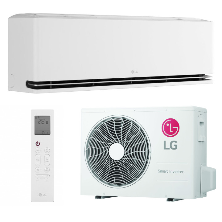 Klimatyzator LG DualCool AI Deluxe 3,5 kW WiFi R32 Zestaw z głośnikiem